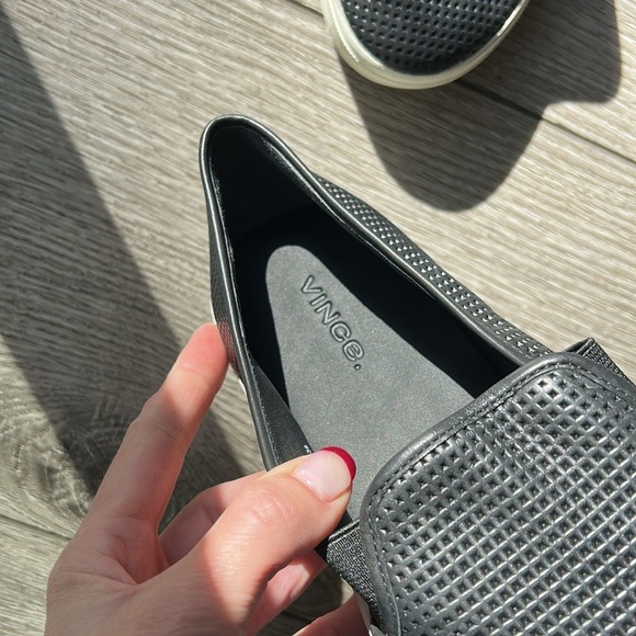 VINCE Perforated Leather Blair Sneaker, NEW. 
Style # 52862 - Picture 7 of 11